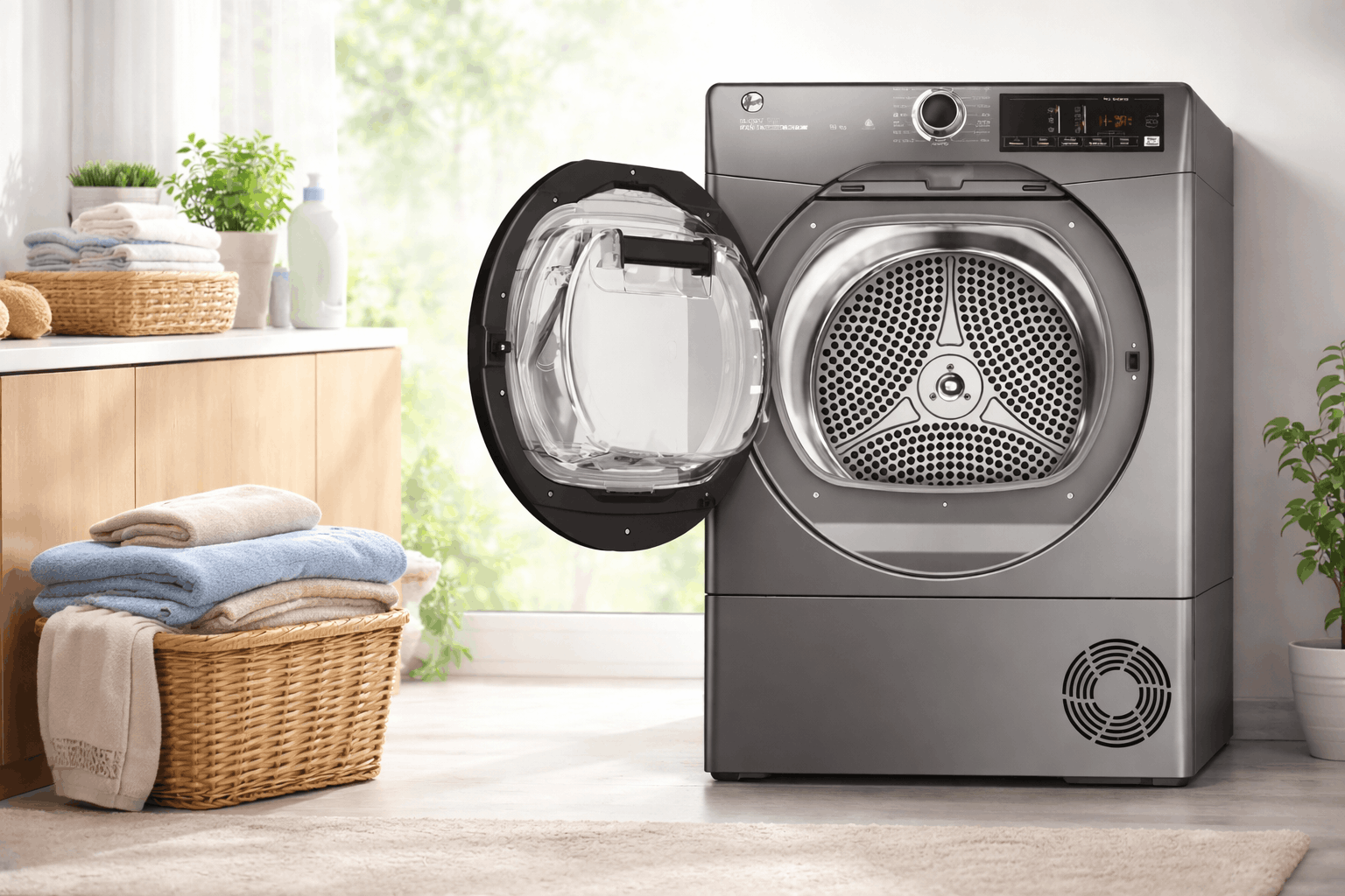 SECHE LINGE HOOVER 10KG A CONDENSATION / SMART / Silver